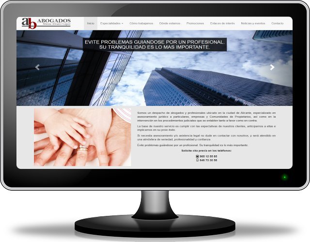 diseño web de Ab Abogados