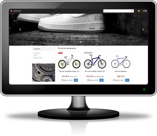 Ejemplo de tienda online Ejemplo de tienda online imagen